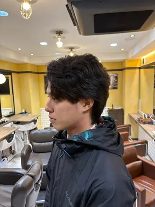 ショート Groomers Tokyo所属・大山慧也/メンズ/ フェード/バーバーのヘアスタイル