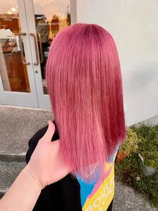 セミロング 北川 飛瑶のヘアスタイル