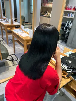 セミロング カラー 𝐚𝐨𝐢🩰/ 酸性ストレートのヘアスタイル