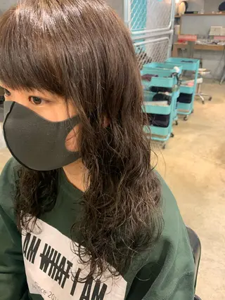 ロング ショート🌼パーマ 本間正子のヘアスタイル