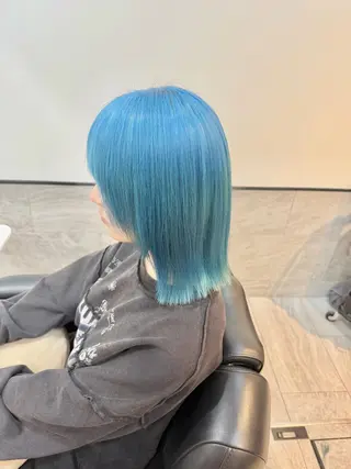 ミディアム カラー ブリーチ/髪質改善/ メンズ/ KOKIのヘアスタイル