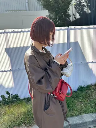 ミディアム カラー stark所属・stark 北川珠里のヘアスタイル