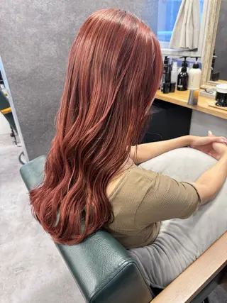 ロング カラー 髪質改善&デザイン専門店Retto:天王寺阿倍野店所属・髪質改善/デザイン/ 天王寺/奥野和広のヘアスタイル