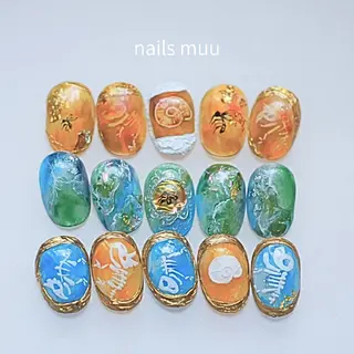 ネイル nails muu まゆのネイルデザイン