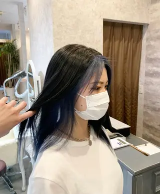 セミロング カラー Blanco Color&Careのヘアスタイル