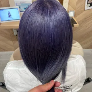 セミロング カラー 犬飼 幸志のヘアスタイル