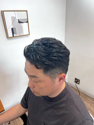 パーマ メンズ 佐藤 茉実のヘアスタイル