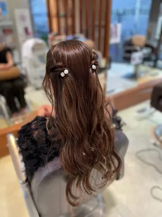 ロング 下村 和香奈のヘアスタイル
