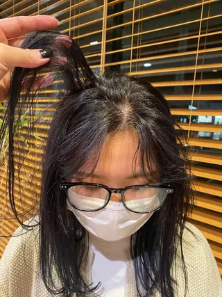 セミロング カラー パーマ指名No1 /namiのヘアスタイル