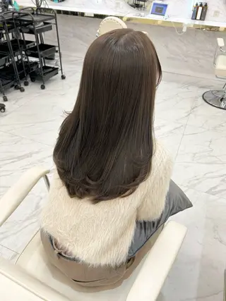 ロング カラー ヘアアレンジ maoブリーチ無し 似合わせカラーのヘアスタイル