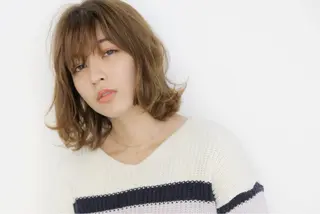 ミディアム Endearing 銀座/レイヤーカットのヘアスタイル