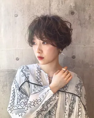 ショート TYCHE GINZA所属・🍃服部 雅哉🍃銀座◎のヘアスタイル