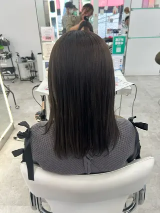 セミロング はるか/ブリーチカラ ー/ヘアアレンジ🤍のヘアスタイル