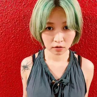 ショート カラー CODE.LINE所属・中川 竜誠のヘアスタイル