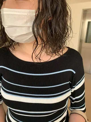 ミディアム パーマ ANY／SUE 千葉パーマのヘアスタイル