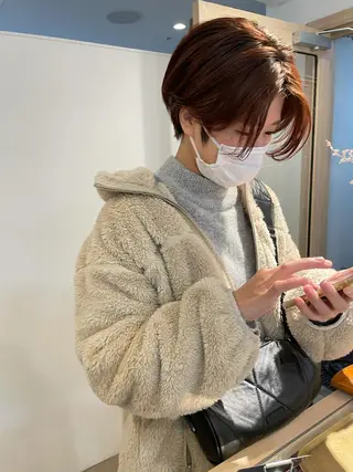 ショート 大迫 江梨のヘアスタイル