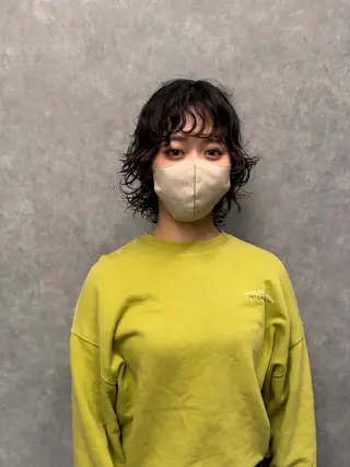 ミディアム 古沢 新のヘアスタイル