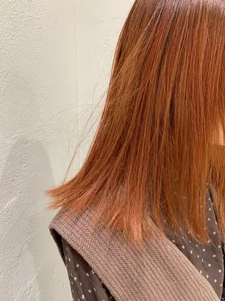 ロング カラー ヘアアレンジ 🫧透明感カラー/ ボブ/小笠原汐海🪽のヘアスタイル