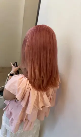 セミロング カラー La fith hair fun 池袋店所属・白髪染めカラー/ 赤み消し HIROのヘアスタイル