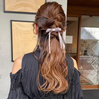 ロング ヘアアレンジ 小濱 拓也のヘアスタイル