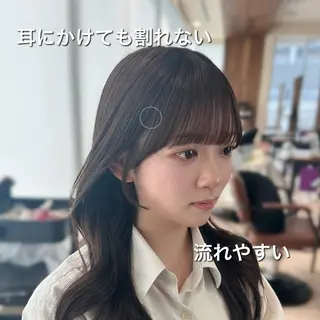 ロング 🎀大竹美侑／顔まわ りカット／レイヤーのヘアスタイル