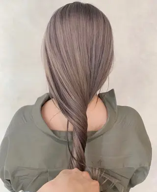 ロング カラー nok所属・レイヤー/ベージュ/ どますず🌺のヘアスタイル