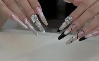 ネイル By moonネイル 🌷ワンホン/韓国風のネイルデザイン