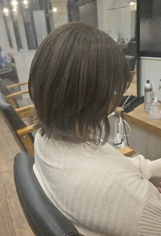 ミディアム カラー 関口 友菜のヘアスタイル