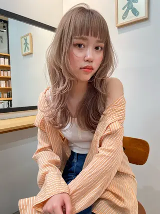 ロング sion所属・北里 花咲のヘアスタイル