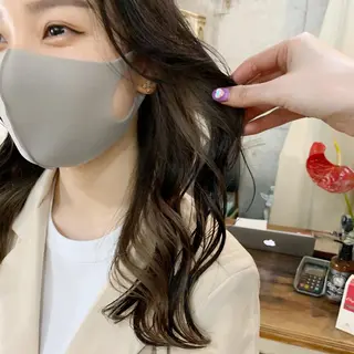 セミロング カラー kimika🥑 メンズ/髪質改善のヘアスタイル