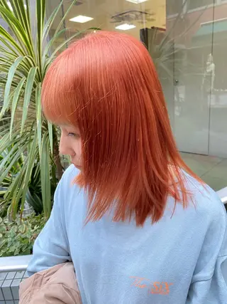 ミディアム カラー ブリーチ指名No.1 Daikiのヘアスタイル