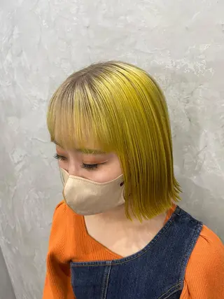 カラー MaisonHALU 松浦光咲のヘアスタイル