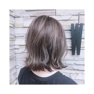ミディアム カラー ヘアアレンジ 【WiLL都島】 YUKAのヘアスタイル