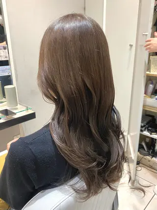 ロング カラー 韓国ヘア🍒渡辺 咲🍒のヘアスタイル