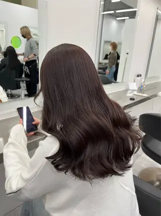 セミロング Wカラー/暖色/べ ージュりく©︎🐝のヘアスタイル