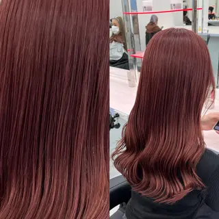 セミロング カラー ヘアアレンジ 🥀社内技術講師🥀 稲場皓一のヘアスタイル