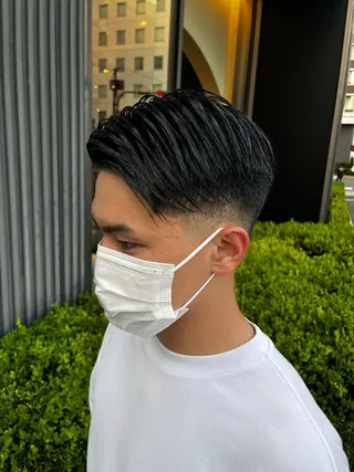 ショート メンズ &CREW スタッフのヘアスタイル