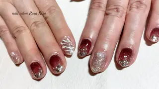 セミロング ネイル ネイルスタジオ シェイクユアハンズのネイルデザイン