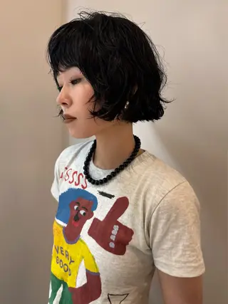 ショート パーマ misa___boo MISAのヘアスタイル