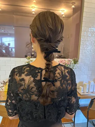 ロング ヘアアレンジ ヒロミ/アレンジ/ アンニュイ/透け感のヘアスタイル