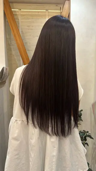 ロング カラー 松本 羅華のヘアスタイル