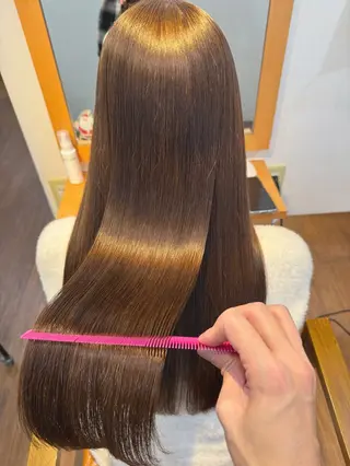 ロング カラー パーマ 蒲田TSUJINO/ 縮毛矯正/髪質改善のヘアスタイル