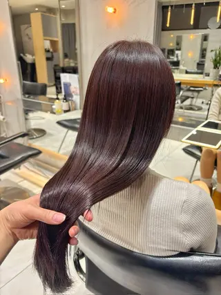 ロング カラー ヘアアレンジ 艶髪/レイヤーカット 🐣misakiのヘアスタイル