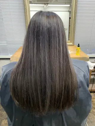 ロング カラー メンズパーマ メンズ特化ryoのヘアスタイル