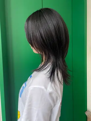 ミディアム カラー ヘアアレンジ 艶髪 🦋CON🦋のヘアスタイル