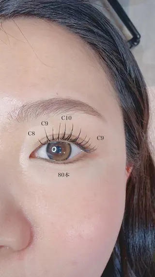 マツエク・マツパ cococherin所属・araki 🧸💭のマツエク・マツパデザイン