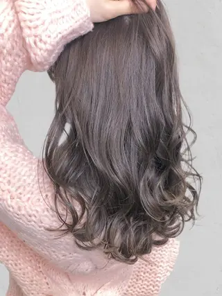 セミロング カラー ʚザクザクレイヤー× 艶透明感/にしじまɞのヘアスタイル