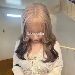 セミロング カラー ヘアアレンジ 透明感カラー｜セット 🩰SAKI𓂃୨୧のヘアスタイル