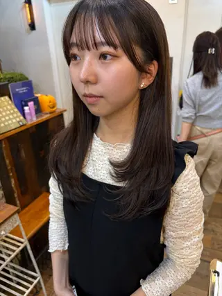 ロング 似合わせカット‪// 鶴我万唯華のヘアスタイル
