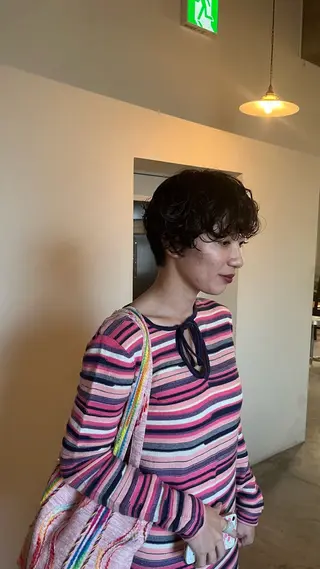 ショート パーマ 前川 華恋 / room3のヘアスタイル